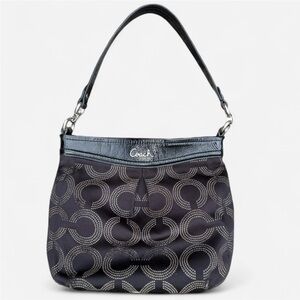 Black COACH Ashley Shoulder Bag